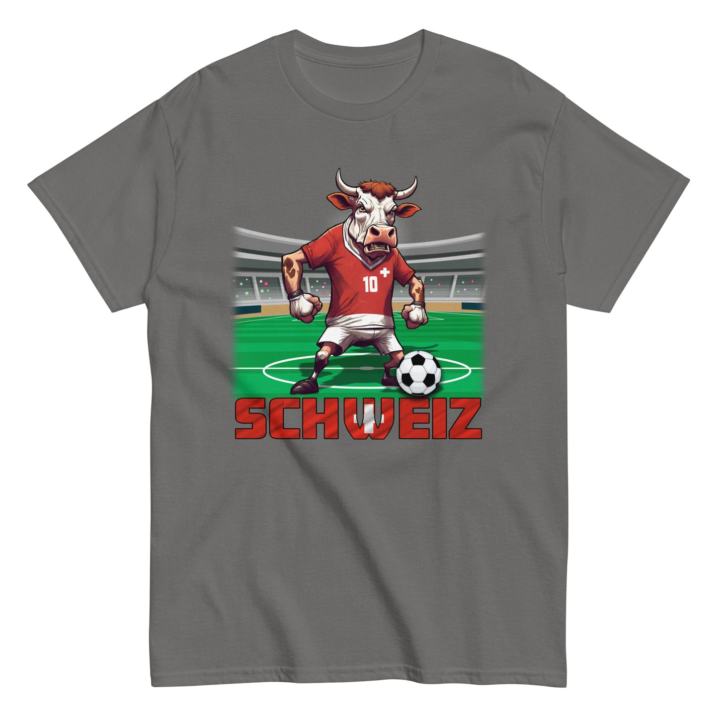 Schweiz EM Fußball Trikot Klassisches Unisex-T-Shirt