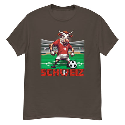 Schweiz EM Fußball Trikot Klassisches Unisex-T-Shirt