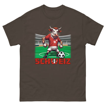 Schweiz EM Fußball Trikot Klassisches Unisex-T-Shirt