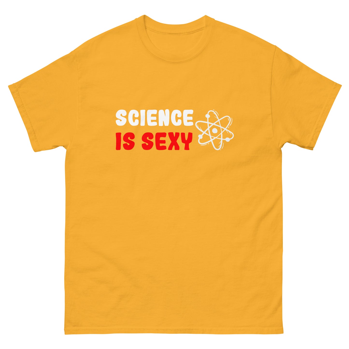 Klassisches Unisex-T-Shirt "Science is sexy"