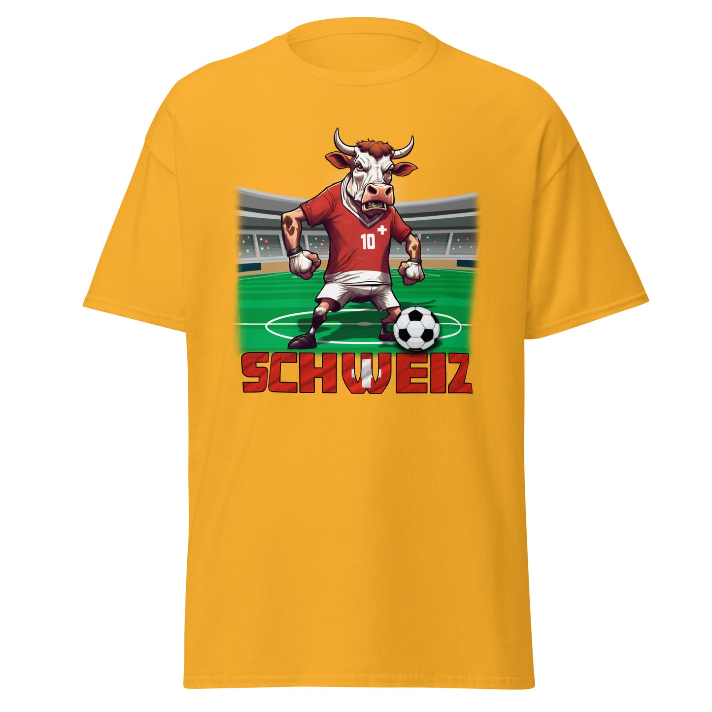 Schweiz EM Fußball Trikot Klassisches Unisex-T-Shirt