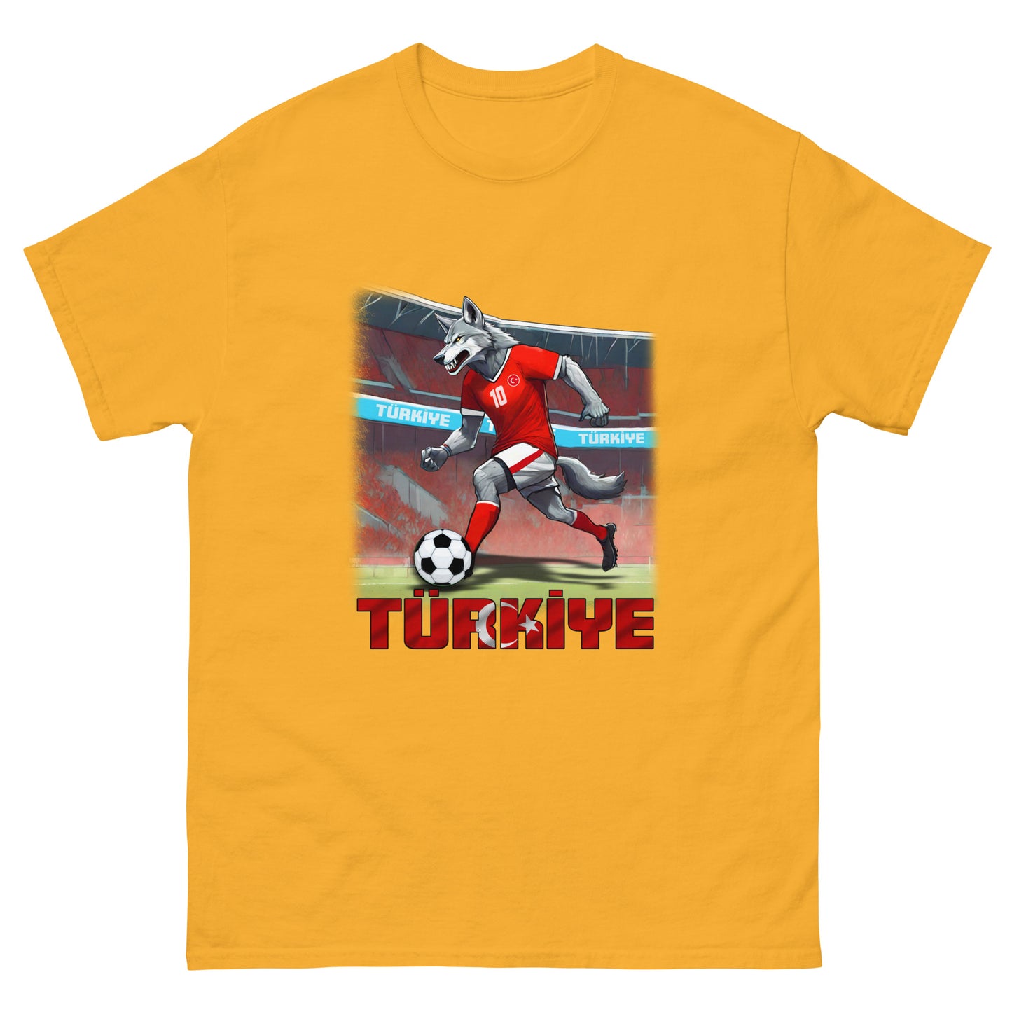 Türkei EM Fußball Trikot Alternative Klassisches Unisex-T-Shirt