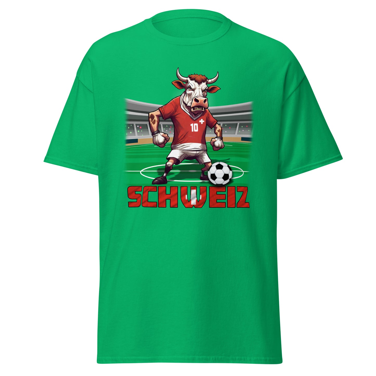 Schweiz EM Fußball Trikot Klassisches Unisex-T-Shirt