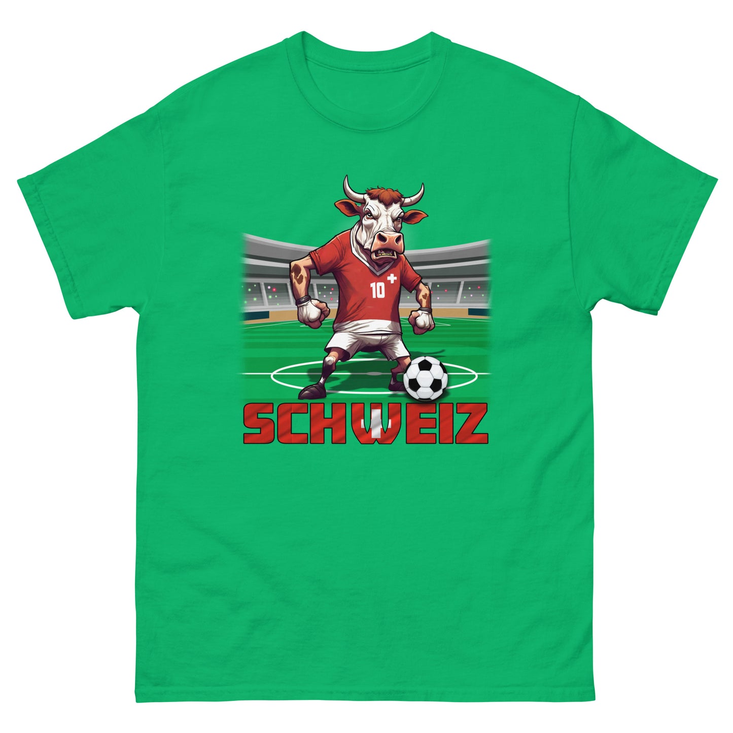 Schweiz EM Fußball Trikot Klassisches Unisex-T-Shirt