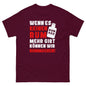 Unisex T-Shirt "Wenn es keinen Rum mehr gibt können wir rummachen"