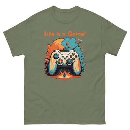 Klassisches Herren-T-Shirt Life is a Game