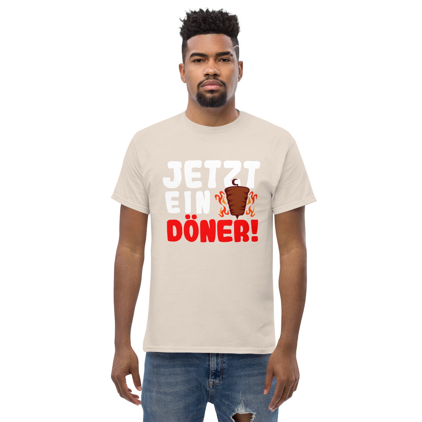 Klassisches Unisex-T-Shirt "Jetzt ein Döner!"