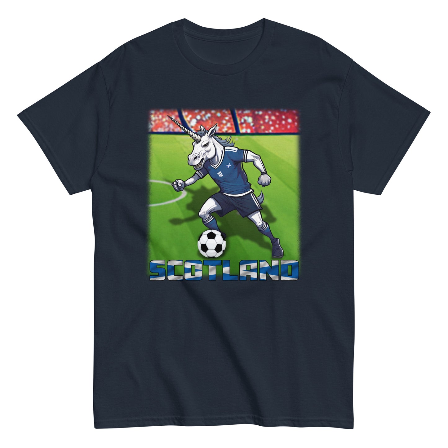 Schottland EM Fußball Trikot Klassisches Unisex-T-Shirt