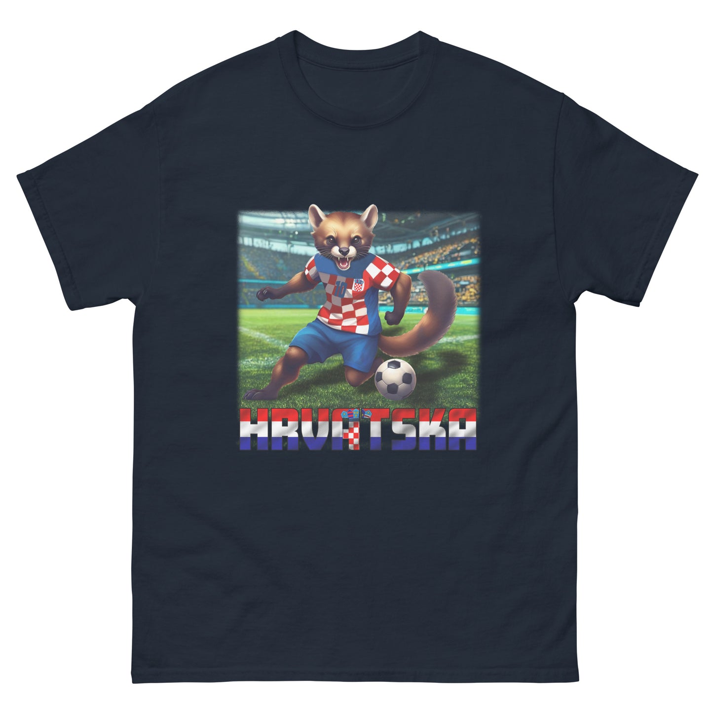 Kroatien EM Fußball Trikot Alternative Klassisches Unisex-T-Shirt