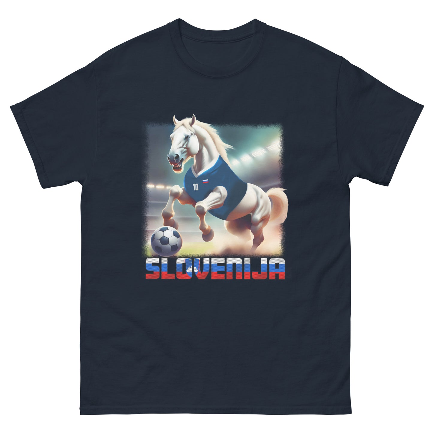 Slowenien EM Fußball Trikot Alternative Klassisches Unisex-T-Shirt