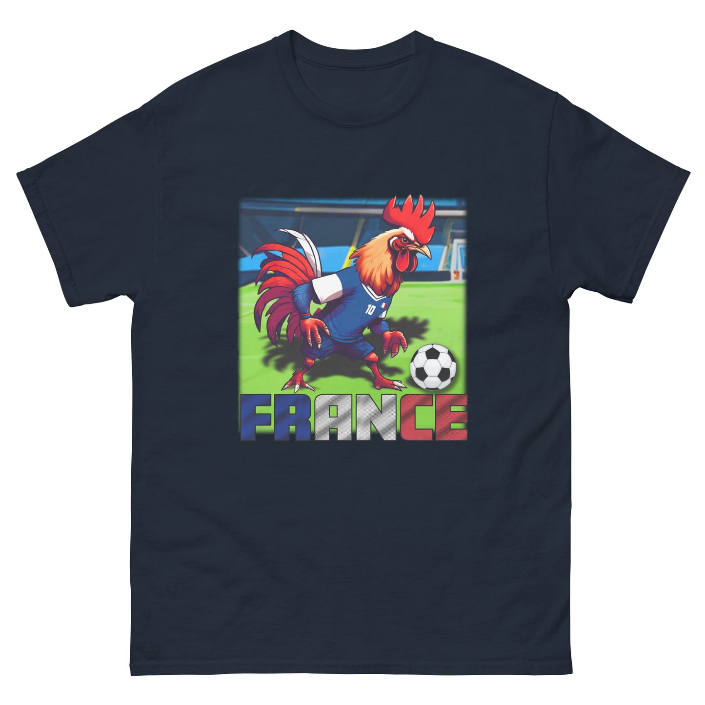 Frankreich EM Fußball Trikot Alternative Klassisches Unisex-T-Shirt