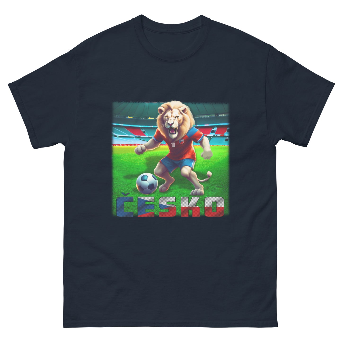 Tschechien EM Fußball Trikot Alternative Klassisches Unisex-T-Shirt