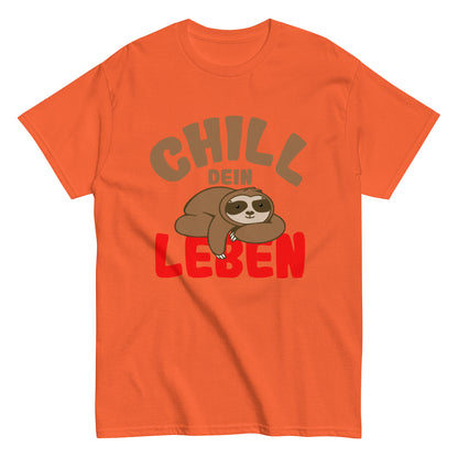 Klassisches Unisex-T-Shirt "Chill dein Leben"