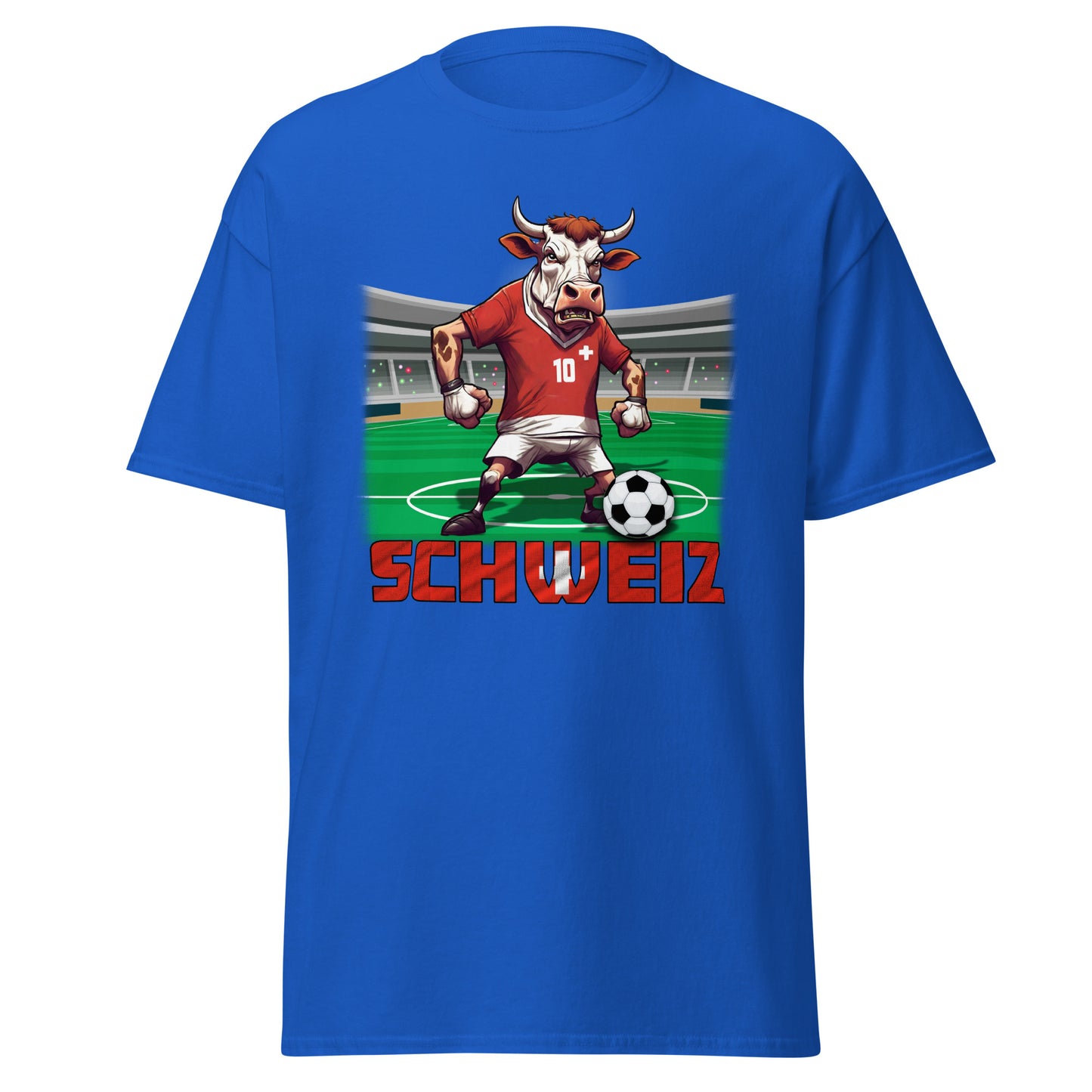 Schweiz EM Fußball Trikot Klassisches Unisex-T-Shirt