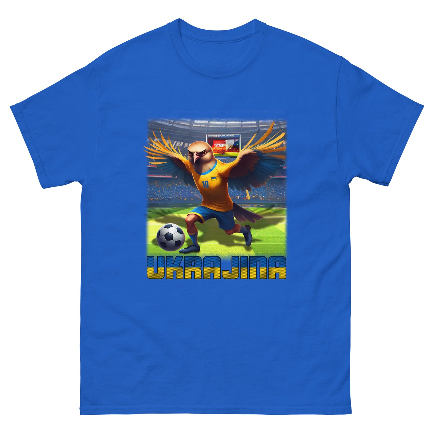 Ukraine EM Fußball Trikot Alternative Klassisches Unisex-T-Shirt