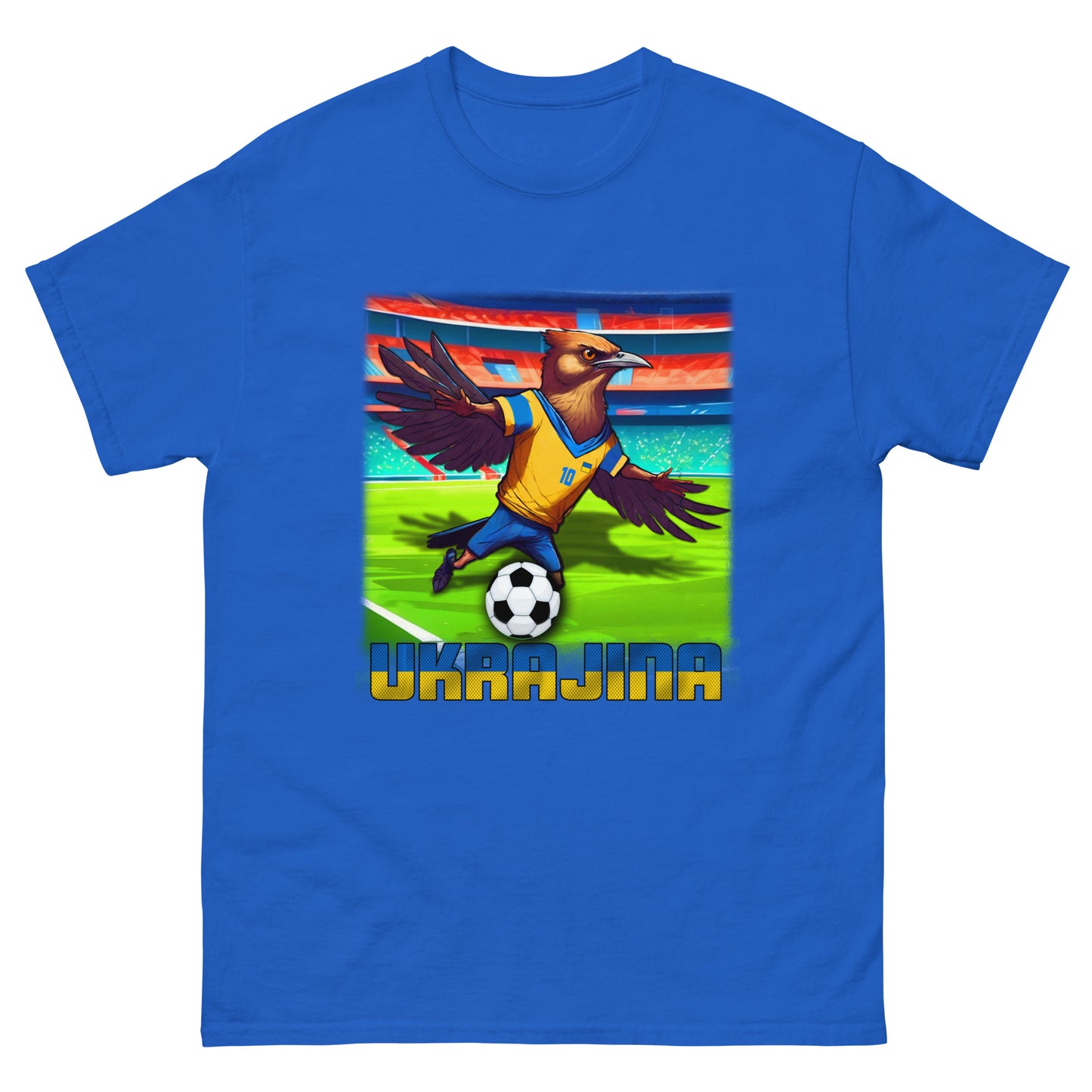 Ukraine EM Fußball Trikot Alternative Klassisches Unisex-T-Shirt