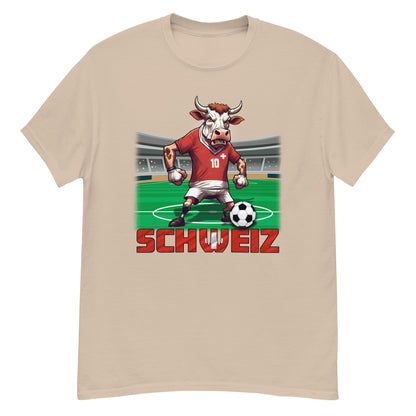 Schweiz EM Fußball Trikot Klassisches Unisex-T-Shirt