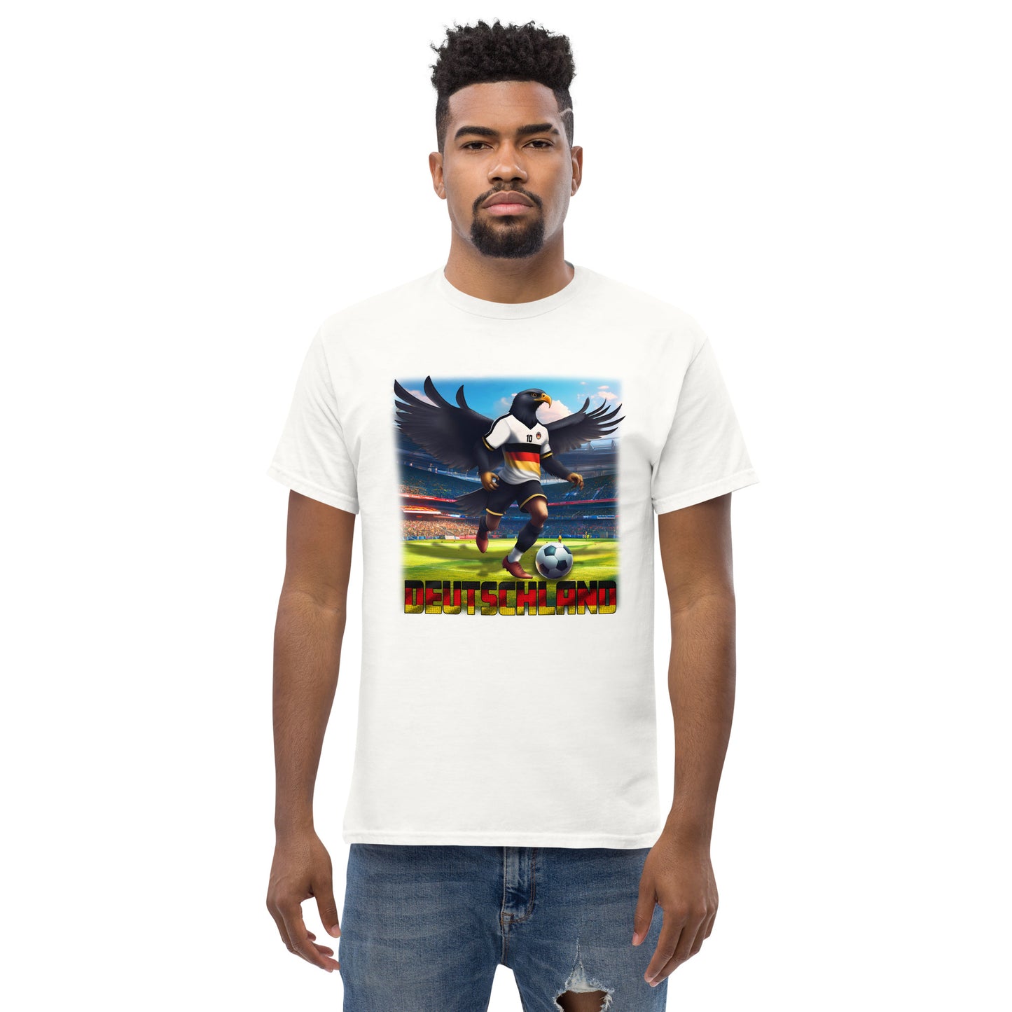 Deutschland EM Fußball Trikot Klassisches Unisex-T-Shirt