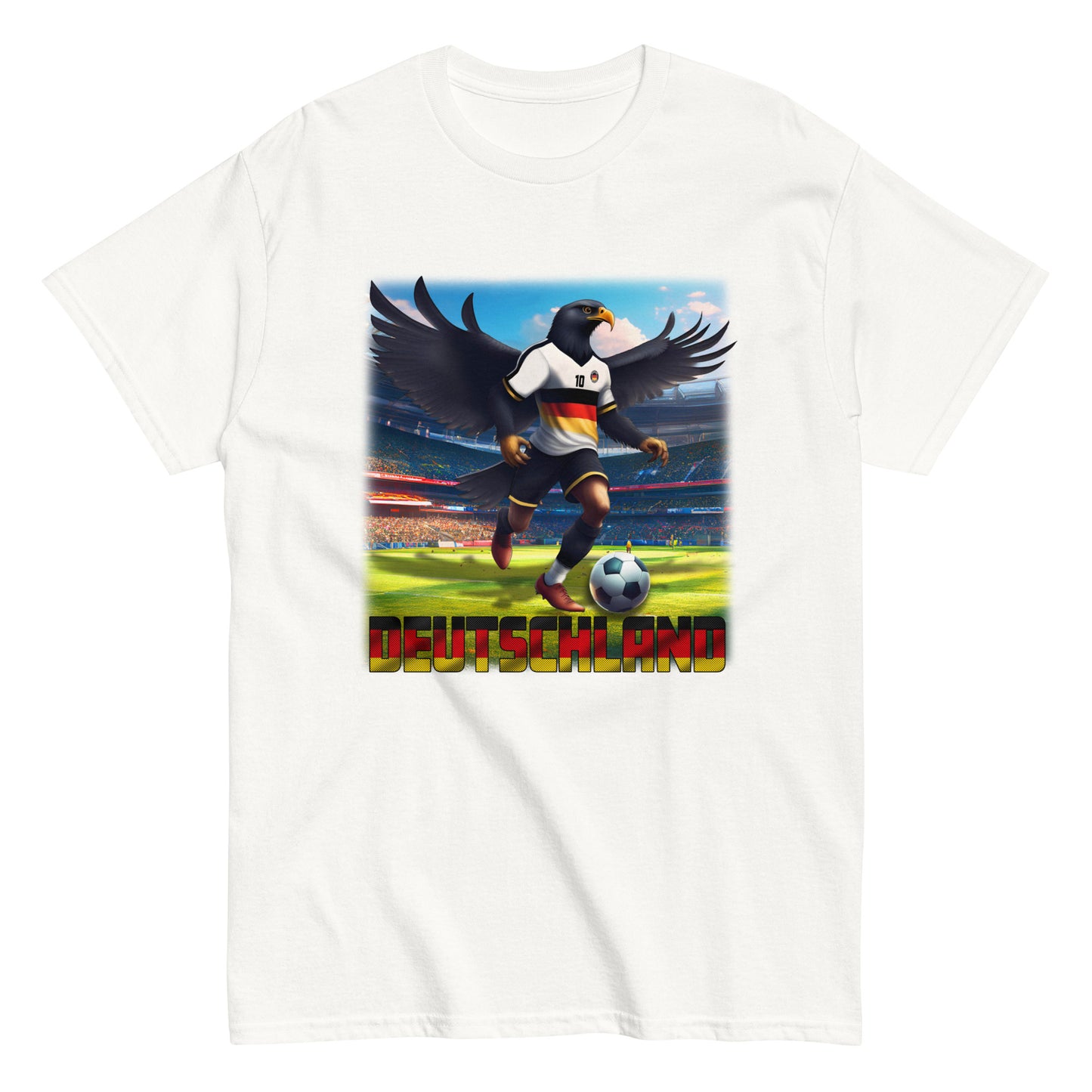 Deutschland EM Fußball Trikot Klassisches Unisex-T-Shirt