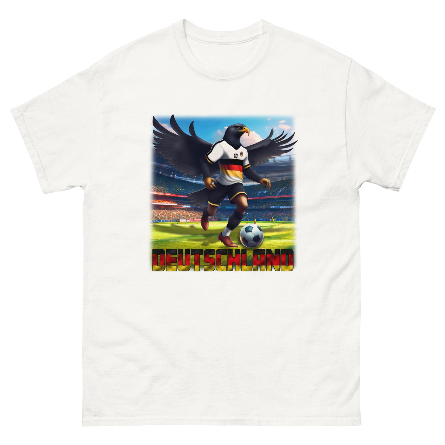 Deutschland EM Fußball Trikot Klassisches Unisex-T-Shirt