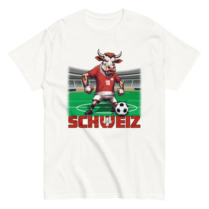 Schweiz EM Fußball Trikot Klassisches Unisex-T-Shirt