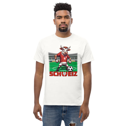 Schweiz EM Fußball Trikot Klassisches Unisex-T-Shirt