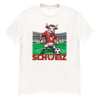 Schweiz EM Fußball Trikot Klassisches Unisex-T-Shirt