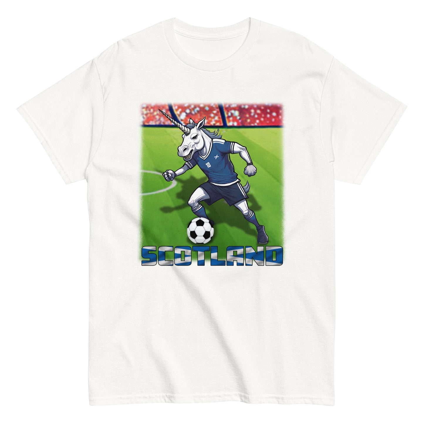 Schottland EM Fußball Trikot Klassisches Unisex-T-Shirt