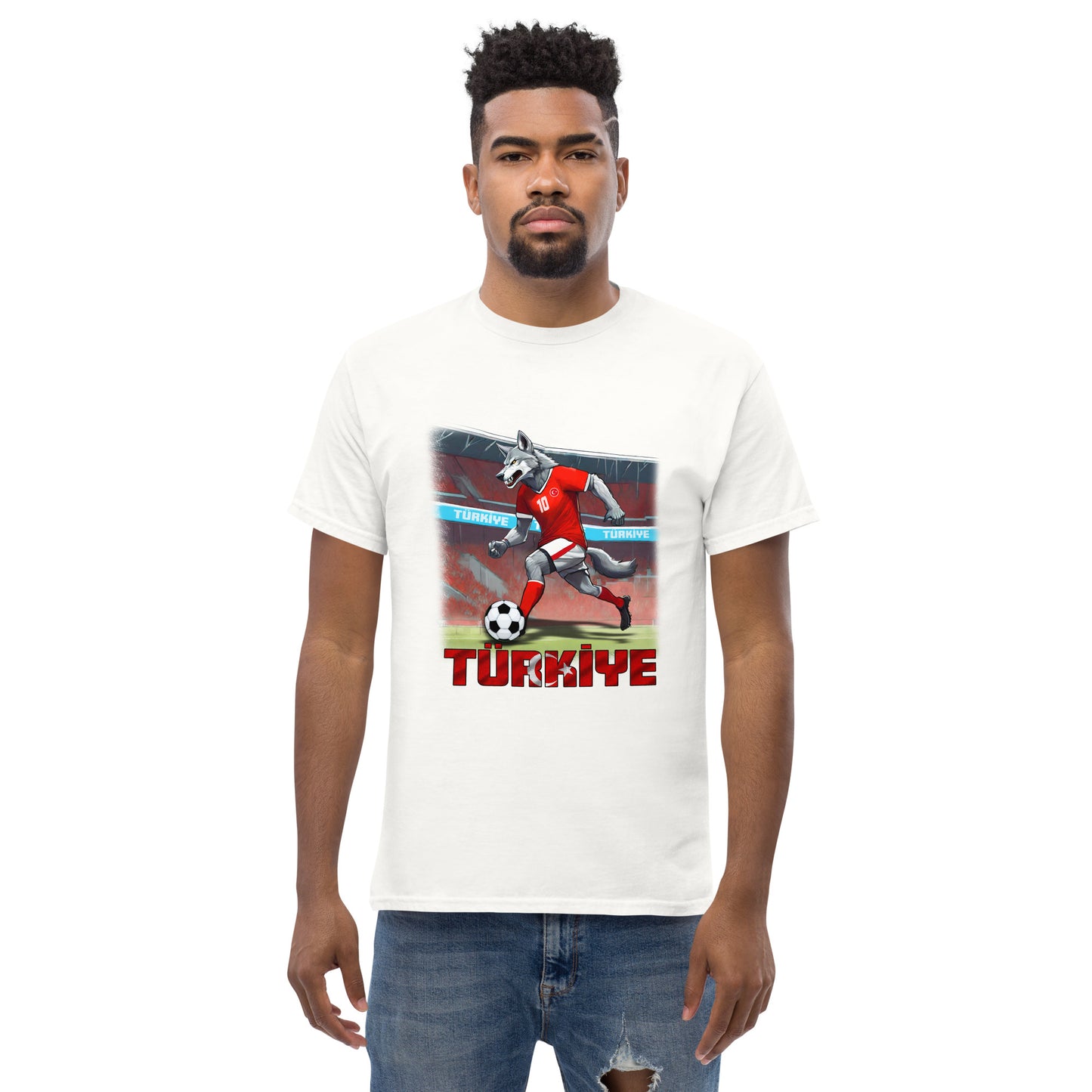 Türkei EM Fußball Trikot Alternative Klassisches Unisex-T-Shirt