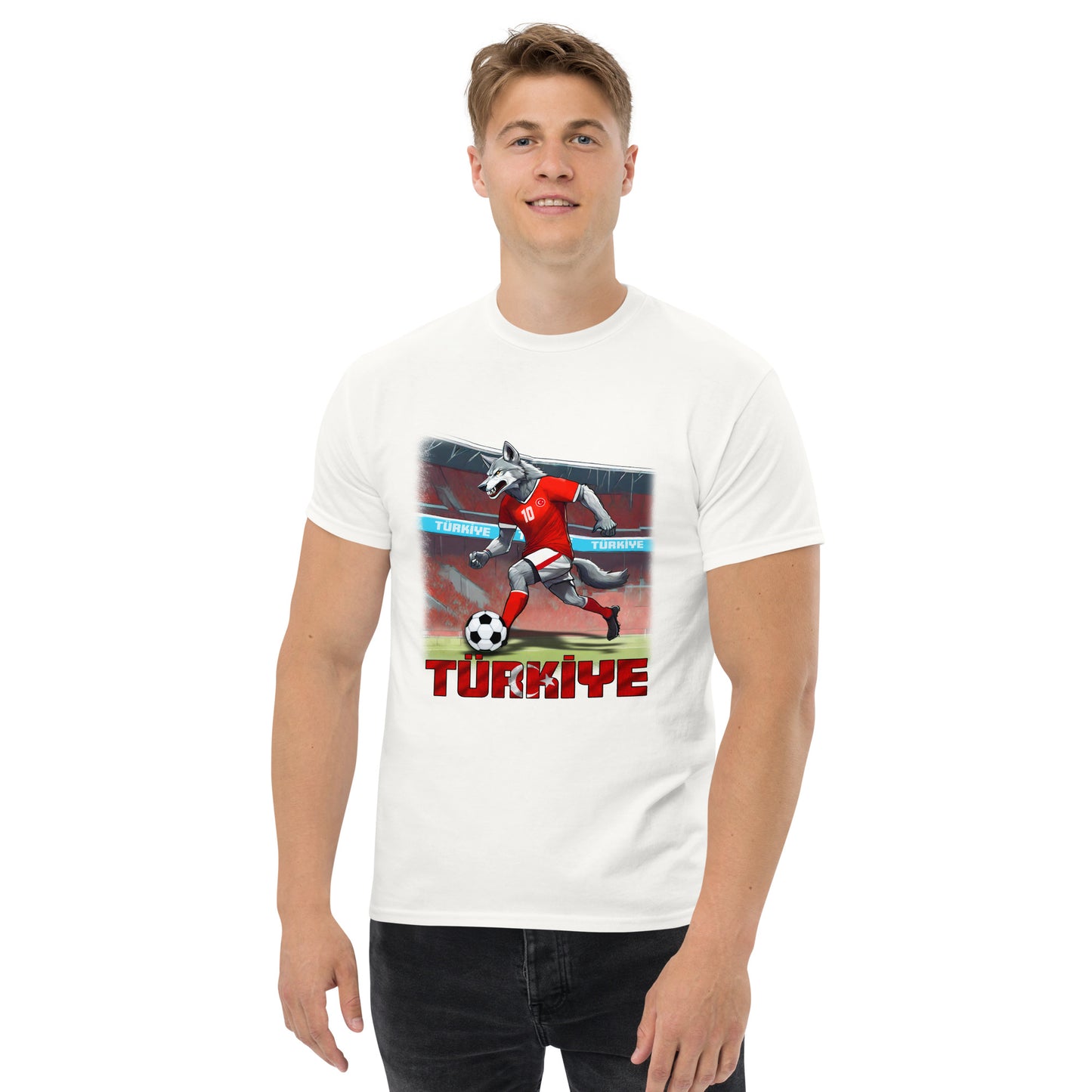 Türkei EM Fußball Trikot Alternative Klassisches Unisex-T-Shirt