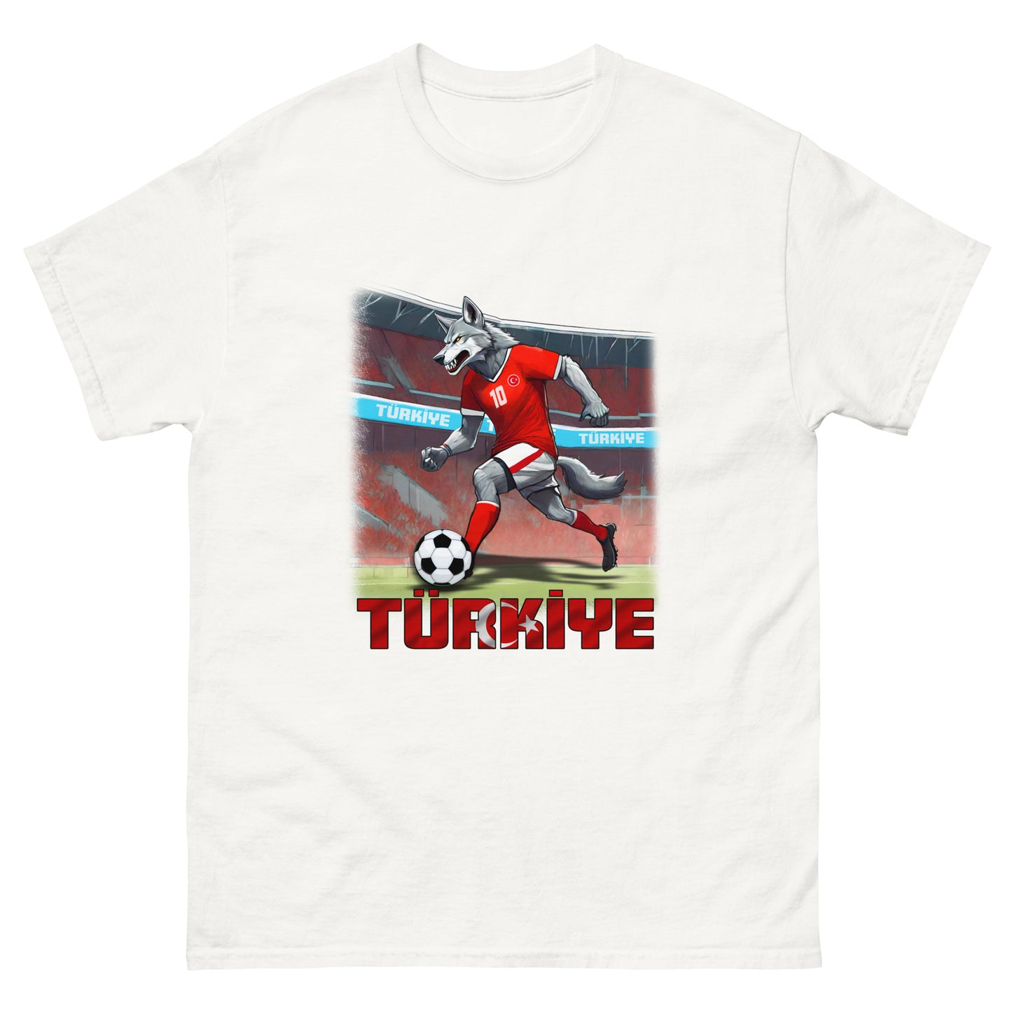 Türkei EM Fußball Trikot Alternative Klassisches Unisex-T-Shirt