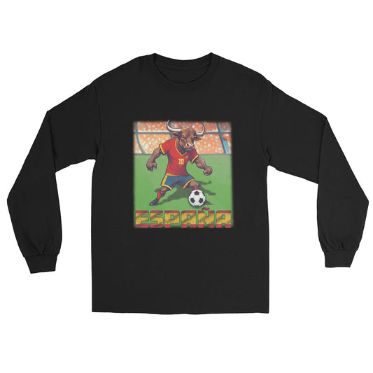 Spanien EM Fußball Trikot Alternative Unisex Langarmshirt