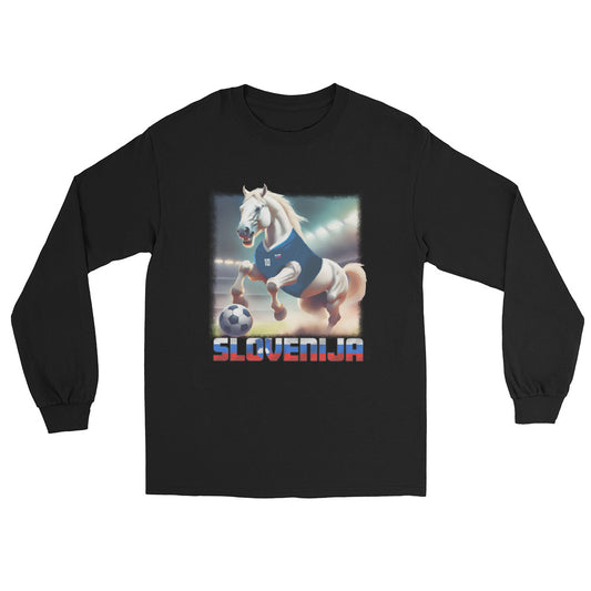 Slowenien EM Fußball Trikot Alternative Unisex Langarmshirt