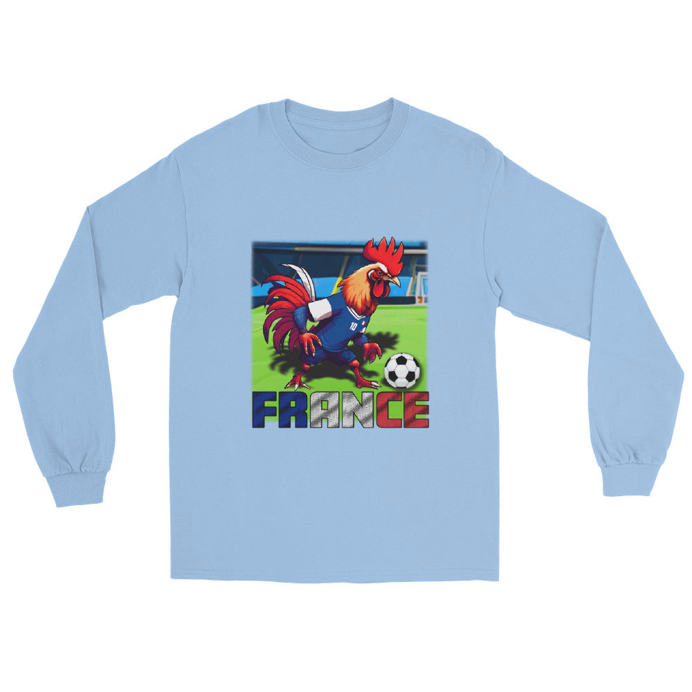 Frankreich EM Fußball Trikot Alternative Unisex Langarmshirt