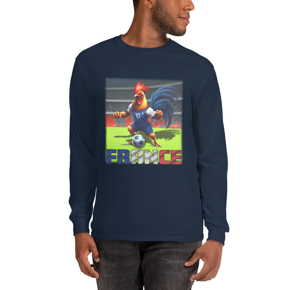 Frankreich EM Fußball Trikot Alternative Unisex Langarmshirt