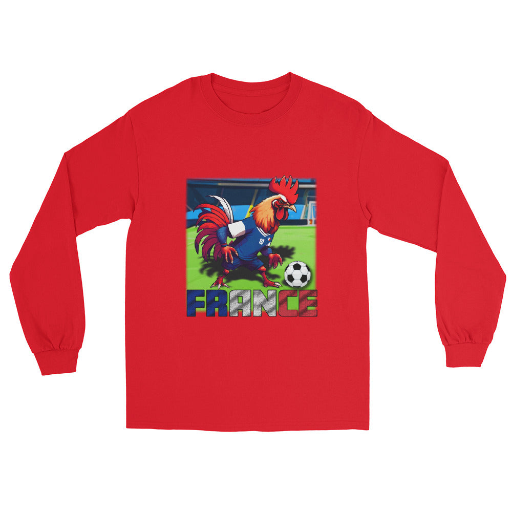 Frankreich EM Fußball Trikot Alternative Unisex Langarmshirt