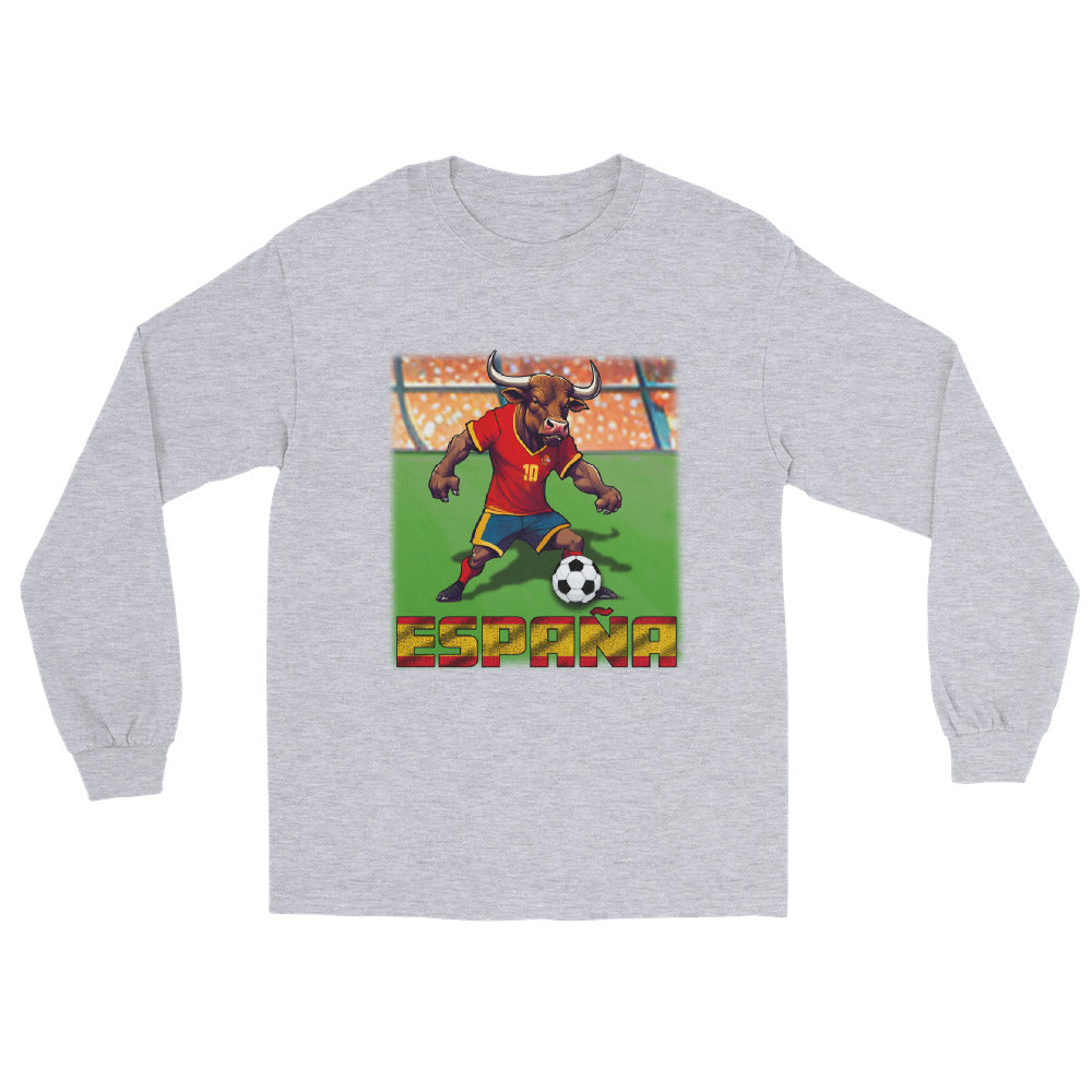 Spanien EM Fußball Trikot Alternative Unisex Langarmshirt