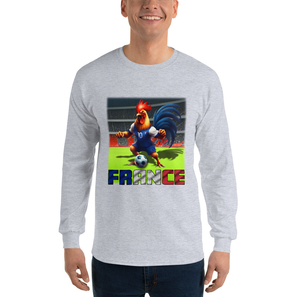 Frankreich EM Fußball Trikot Alternative Unisex Langarmshirt