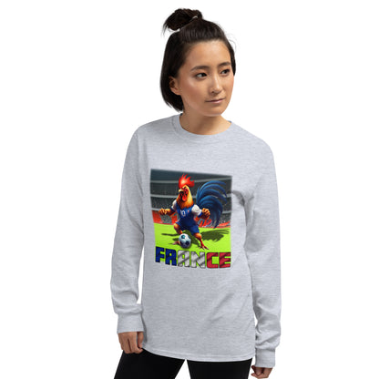 Frankreich EM Fußball Trikot Alternative Unisex Langarmshirt