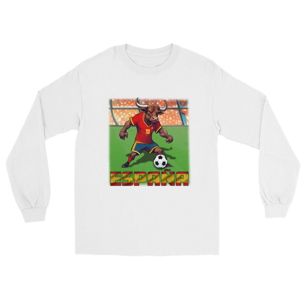 Spanien EM Fußball Trikot Alternative Unisex Langarmshirt