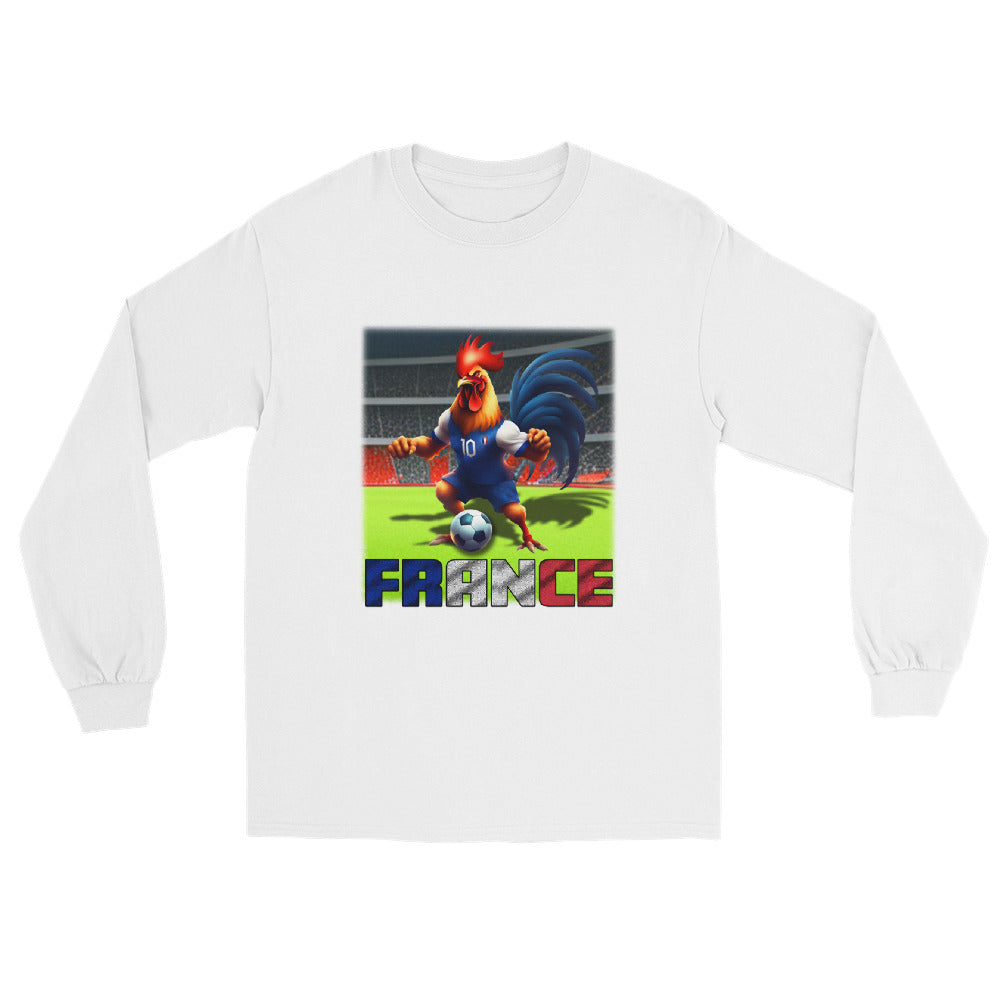 Frankreich EM Fußball Trikot Alternative Unisex Langarmshirt