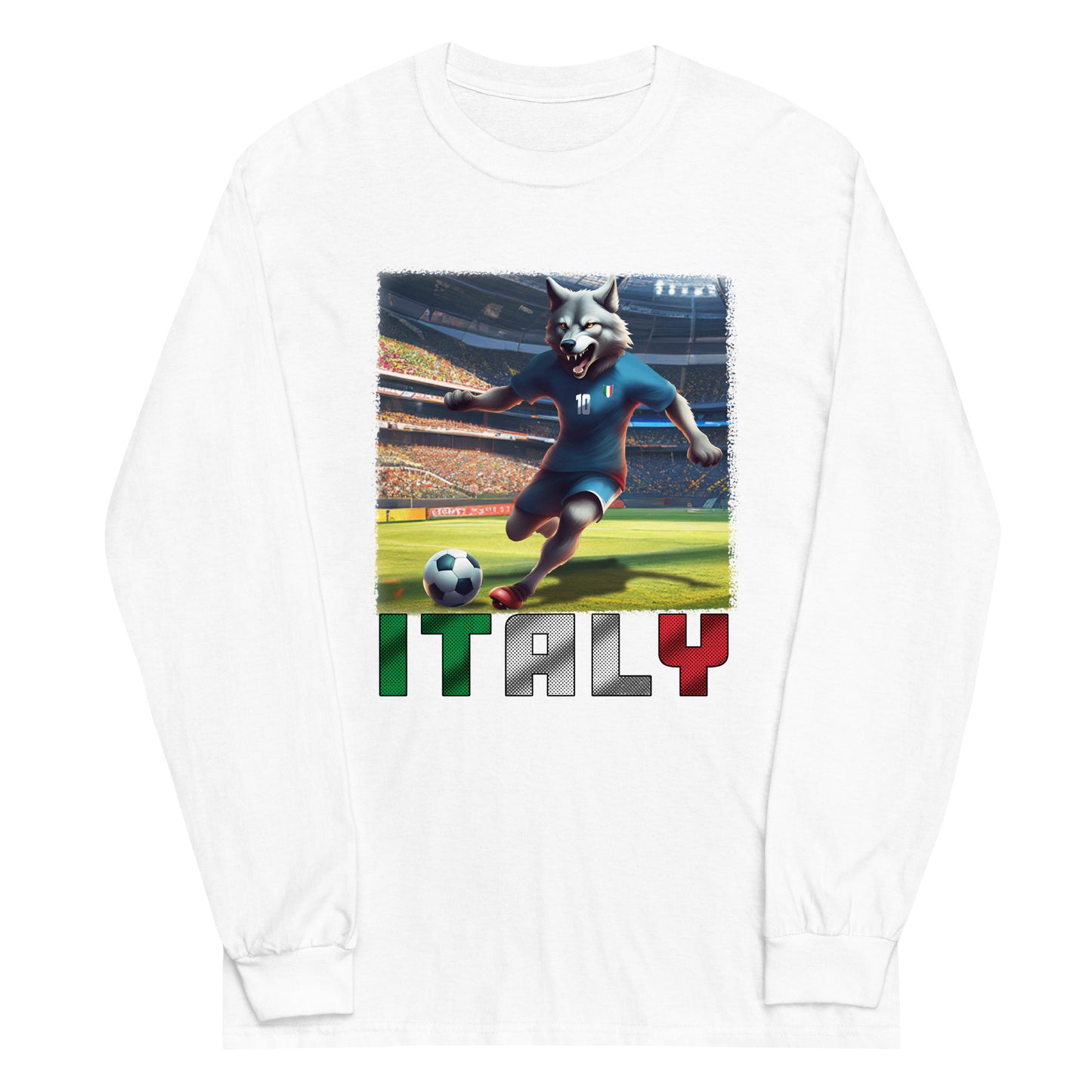 Italien EM Fußball Trikot Alternative Unisex-Langarmshirt