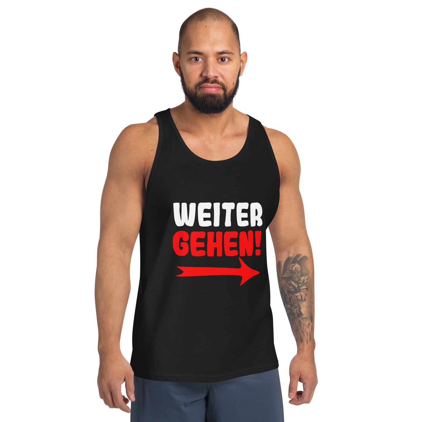 Unisex-Tank-Top "Weitergehen"