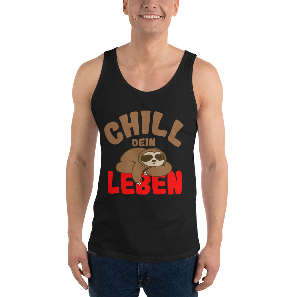 Unisex-Tank-Top "Chill dein Leben"