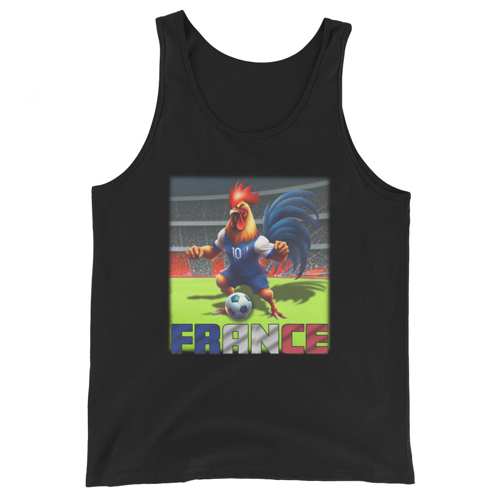 Frankreich EM Fußball Trikot Alternative Klassisches Unisex-Tank-Top