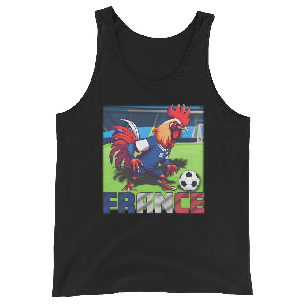 Frankreich EM Fußball Trikot Alternative Klassisches Unisex-Tank-Top