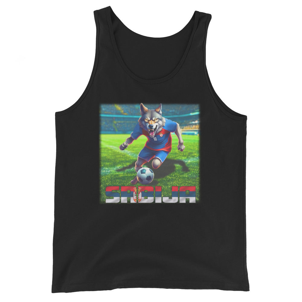 Serbien EM Fußball Trikot Alternative Klassisches Unisex-Tank-Top