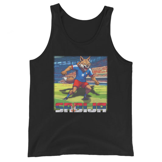 Serbien EM Fußball Trikot Alternative Klassisches Unisex-Tank-Top