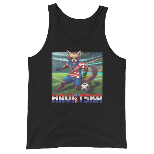 Kroatien EM Fußball Trikot Alternative Klassisches Unisex-Tank-Top