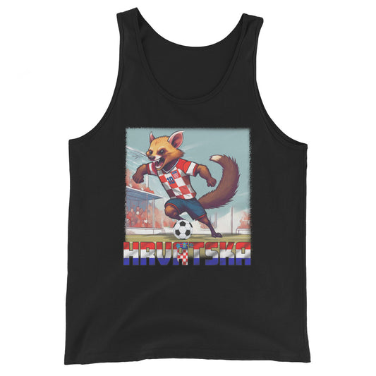 Kroatien EM Fußball Trikot Alternative Klassisches Unisex-Tank-Top